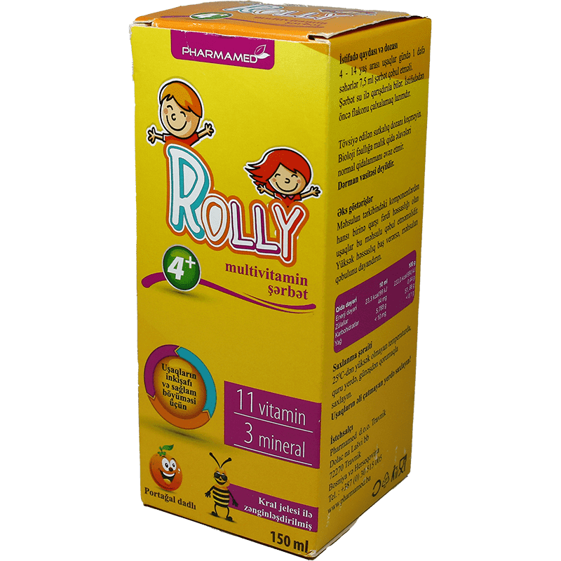Rolly multivitamin 150 ml