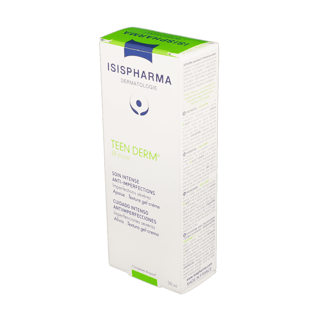Isis Pharma Krem-gel Teen Derm Alpha Pure problemli dəri üçün intensiv baxım, 30ml