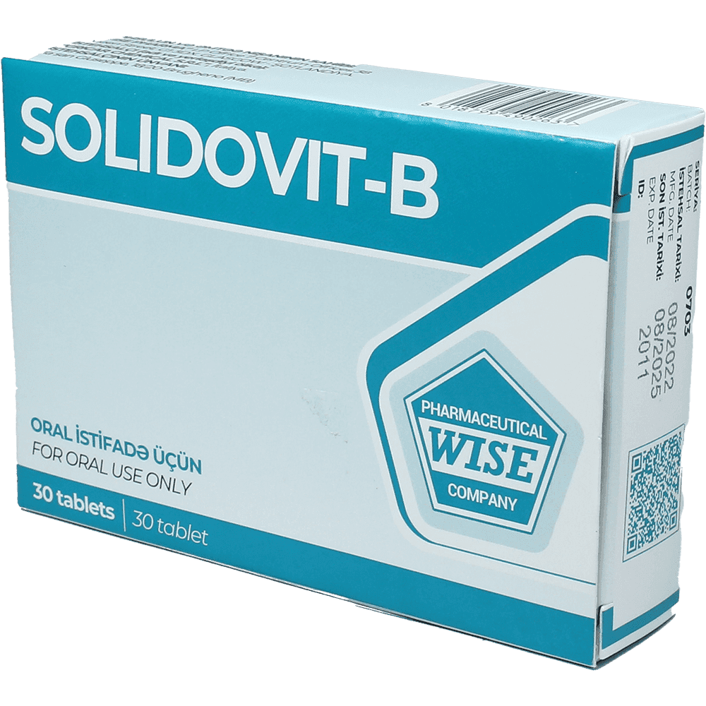 Solidovit-B 30 əd.