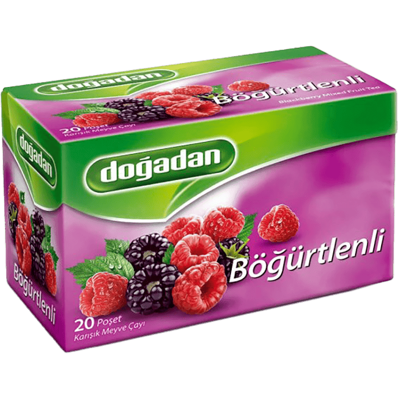 Doğadan çay böyürtkən ilə 20 əd