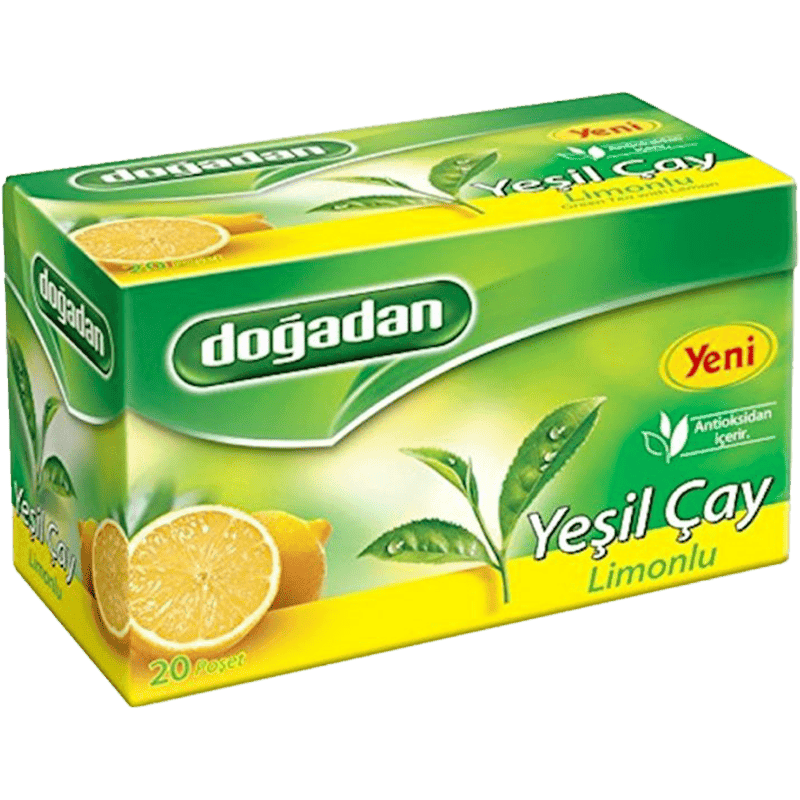 Doğadan Yaşıl çay limon ilə 20 əd