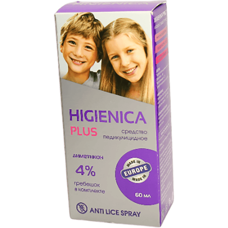Higienica plus losyon bitlərə və nitlərə qarşı 60 ml