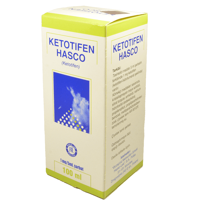 Ketotifen Hasco 100 ml.