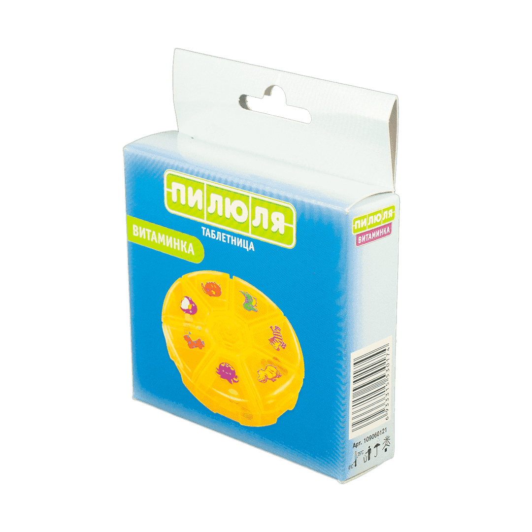 Tablet qabı Pilyulya 7 günlük vitaminka
