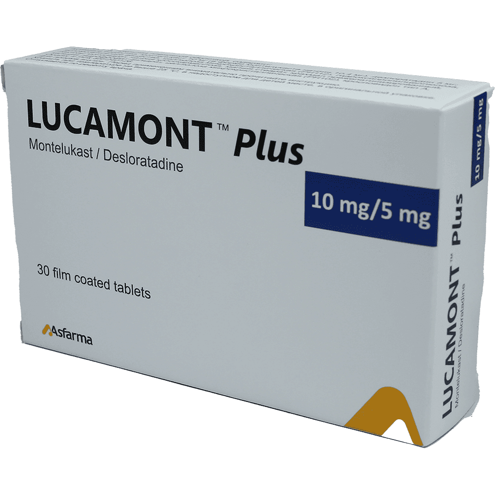 Lucamont plus 10 mq/5 mq 30 əd.