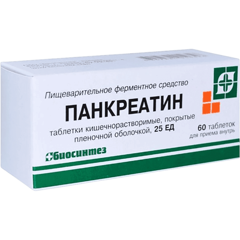 Pankreatin 25 Uİ 60 əd.