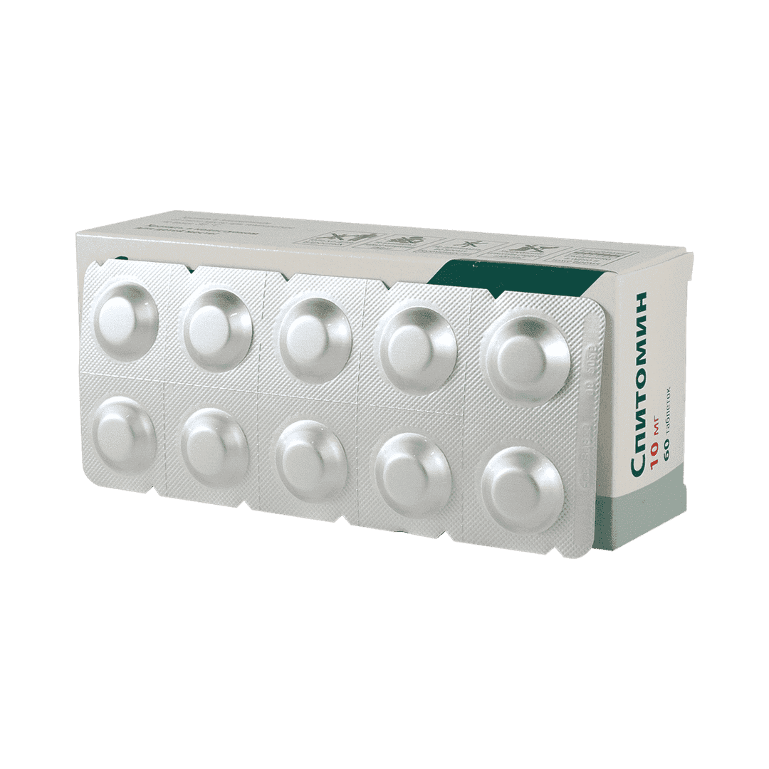 Spitomin 10 mg. 60 əd.