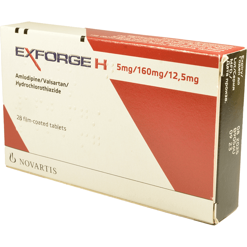 Exfroge HCT 5/160 mg./12,5 mg. 28 əd.