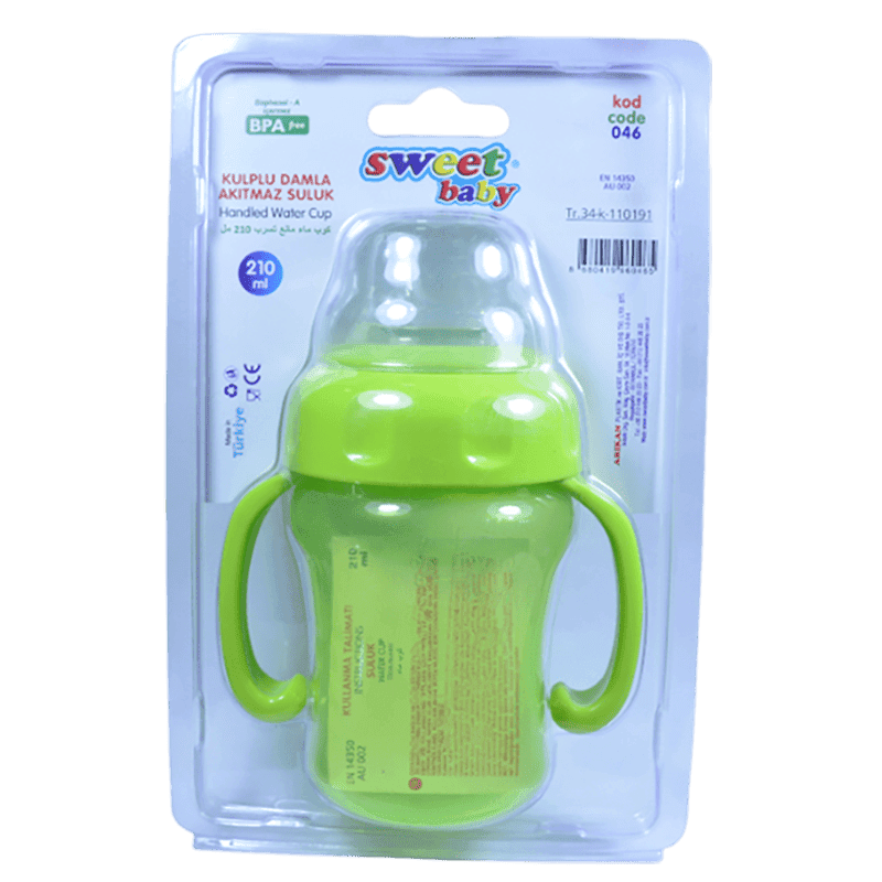 Свит 046 Бутылочка пластическая с ручкой 210 мл (Kosmetika) (Arıkan Plastik (Sweet baby))