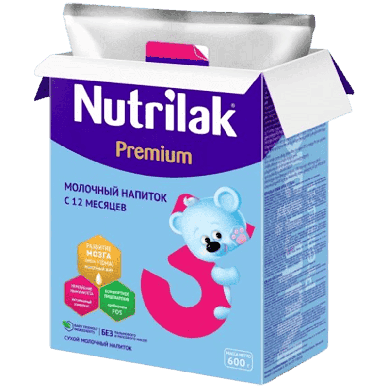 Uşaq qidası Nutrilac-premium prebiotik, 600 q