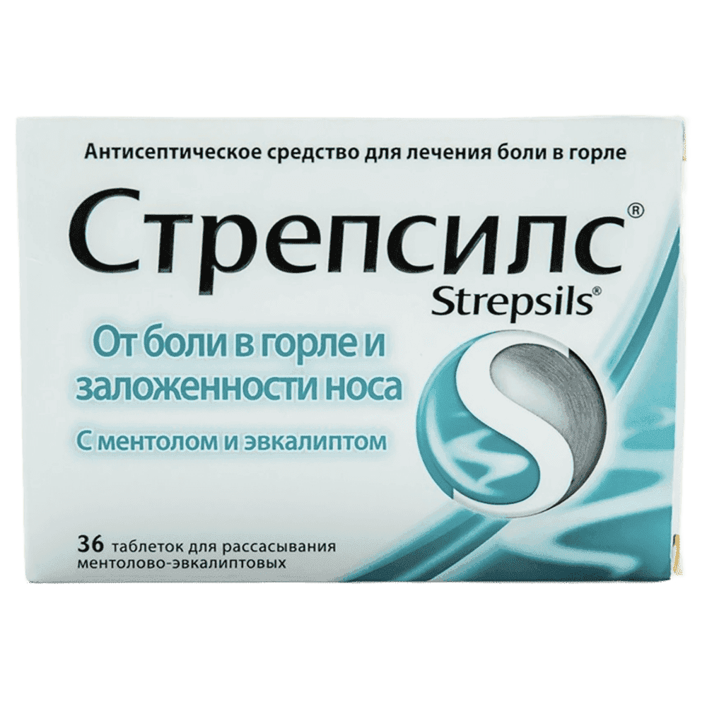 Strepsils mentol + evkalipt 36 əd.