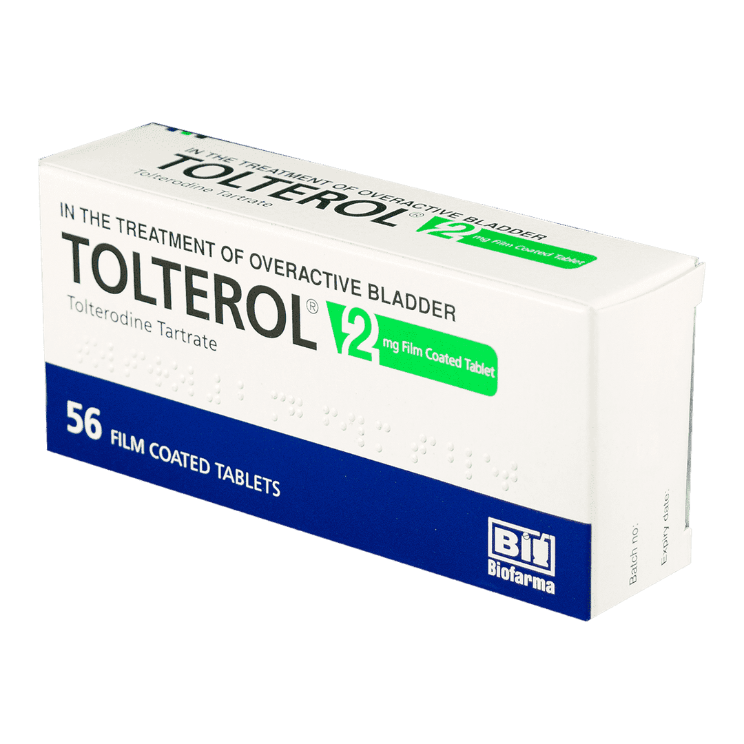Tolterol 2 mg. 56 əd.
