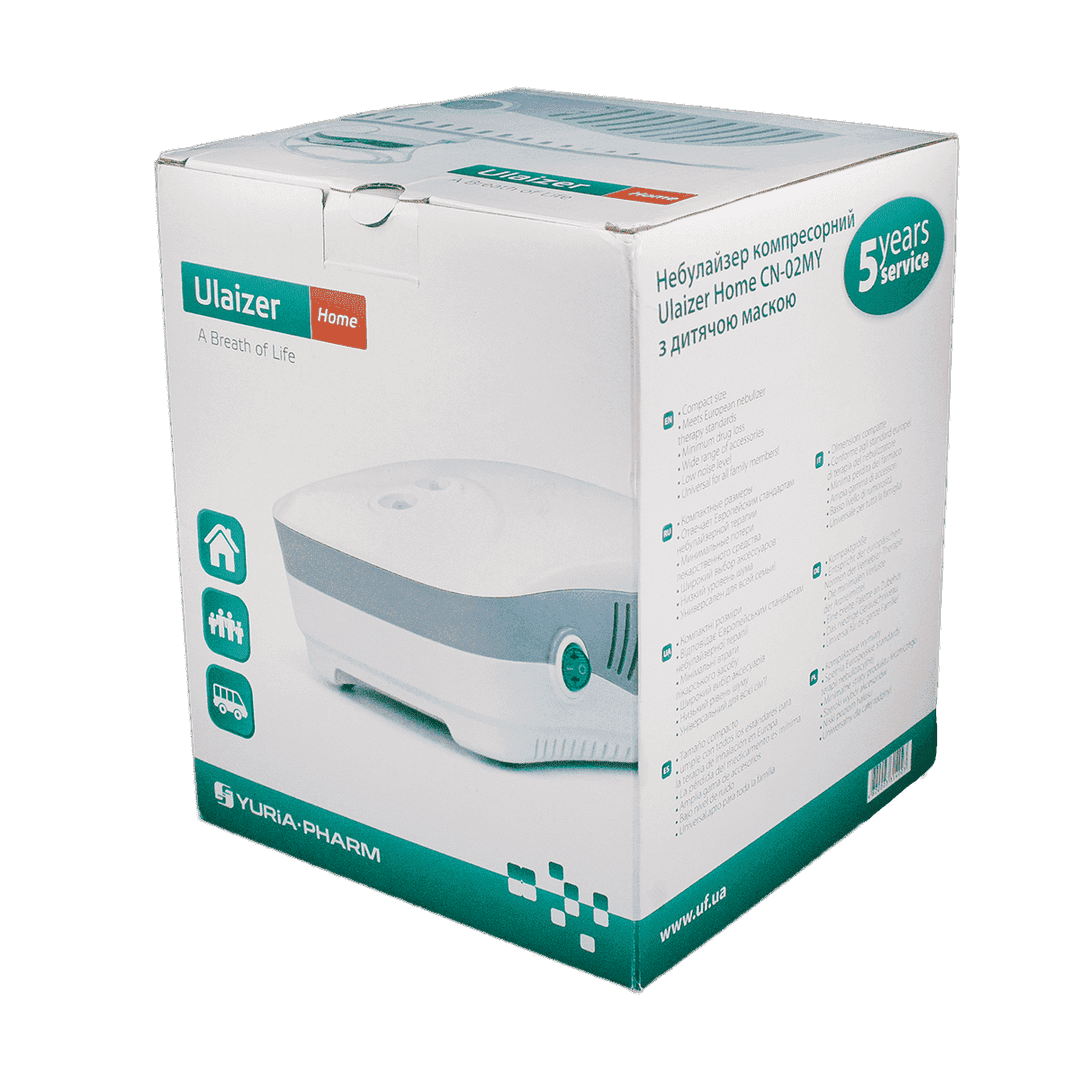 Inhalyator kompressor Nebulizer uşaq maskası ilə 
