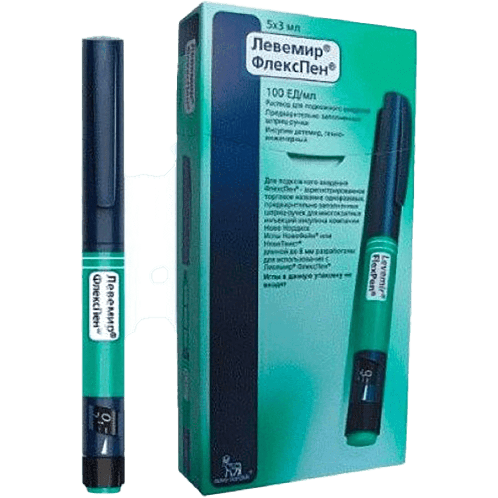 İnsulin Levemir flexpen 100 Uİ 3 ml . 5 əd.
