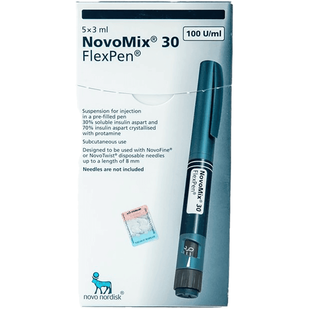 İnsulin Novomix flexpen 100ed 3 ml 5 əd.