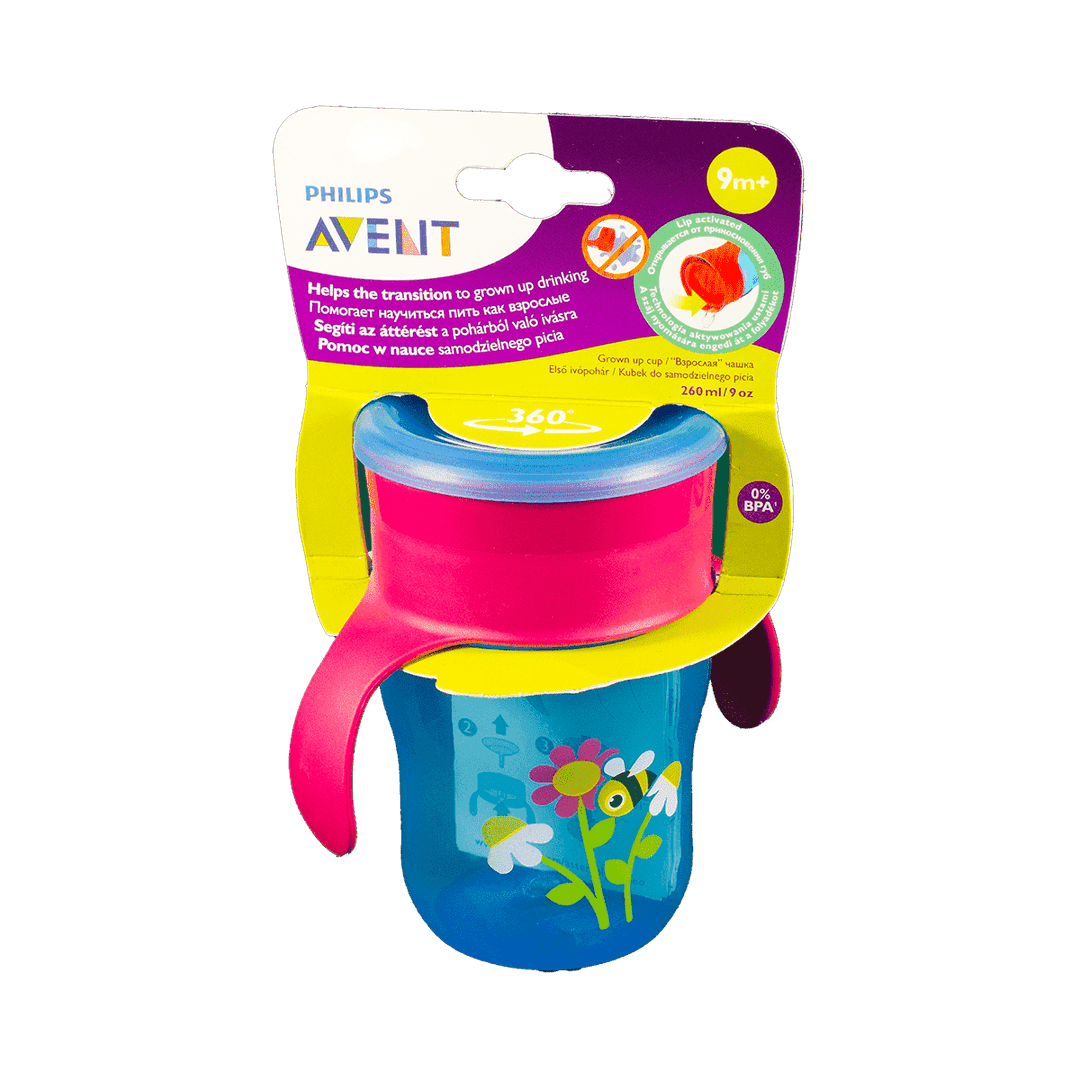 Sippy fincan Bee 9 aylıq 260 ml
