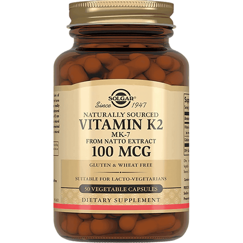 Solgar Təbii vitamin K2, 100 mq 50 əd