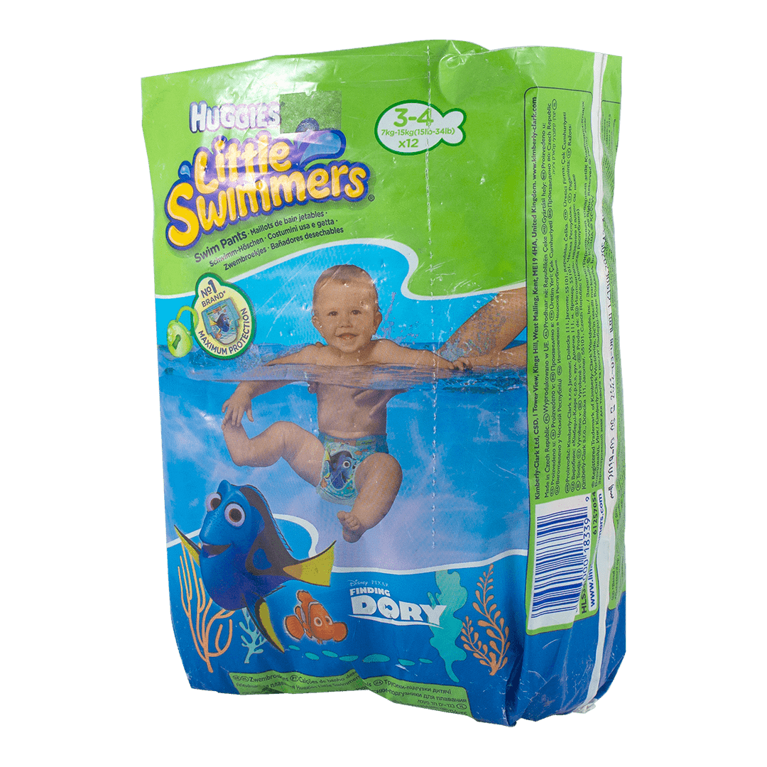 Üzgüçülük üçün tuman-bezi Huggies Dory 7-15 kq 12 əd