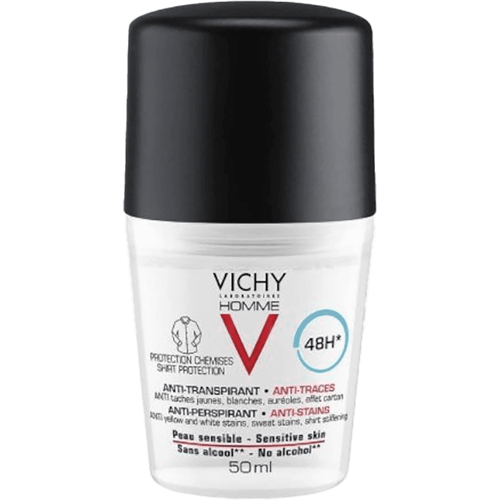 Vichy homme dezodorant 48 saat, ləkələrə qarşı