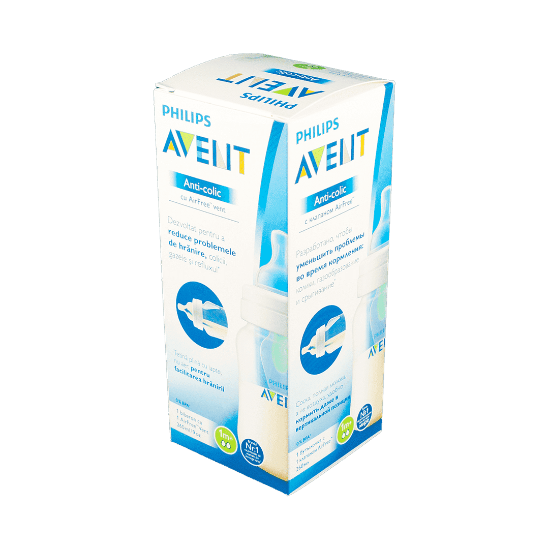 Anti-Colic Airfree qida butulkasi 260 ml