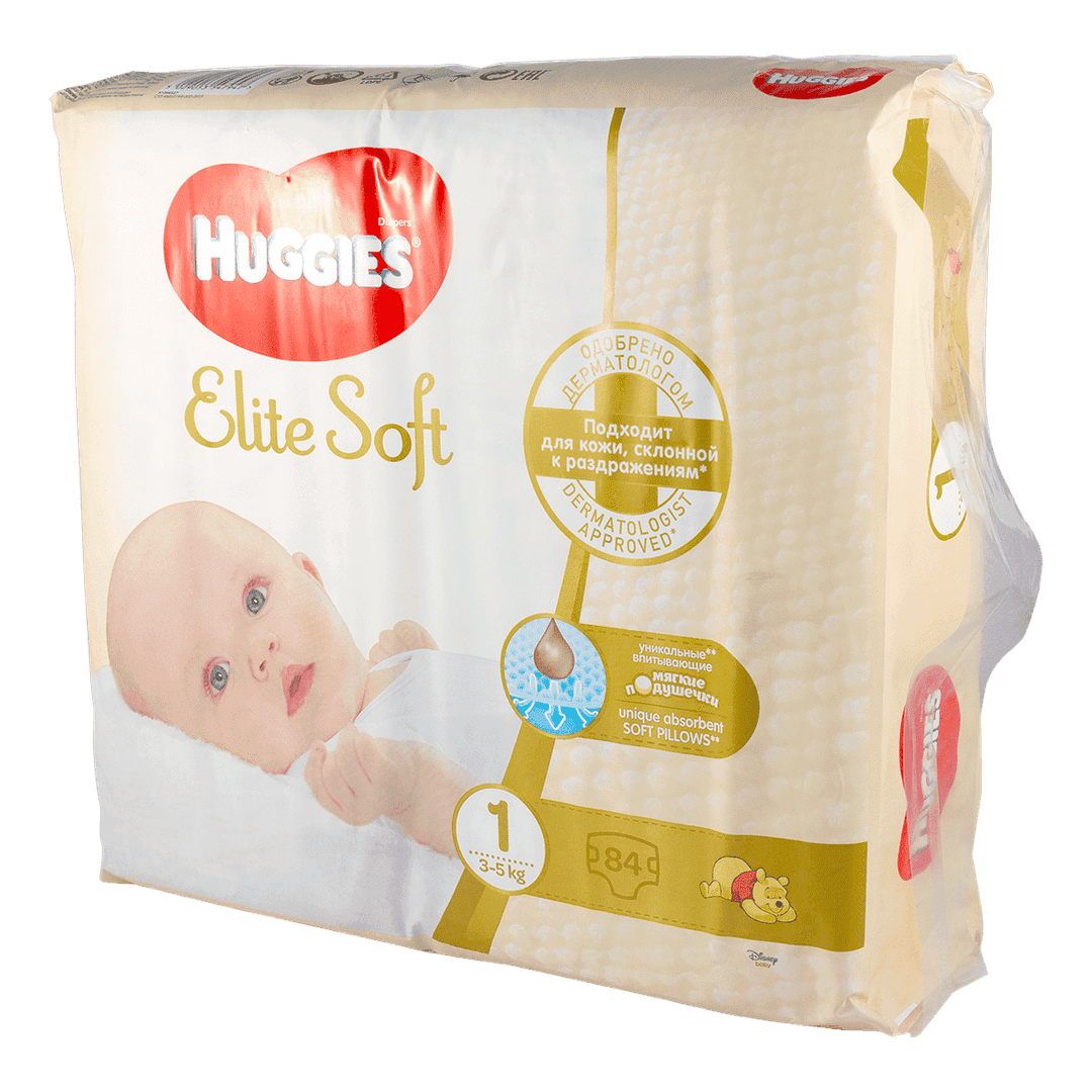 Uşaq bezi Huggies-1 Elite Soft 3-5 kq 25 əd