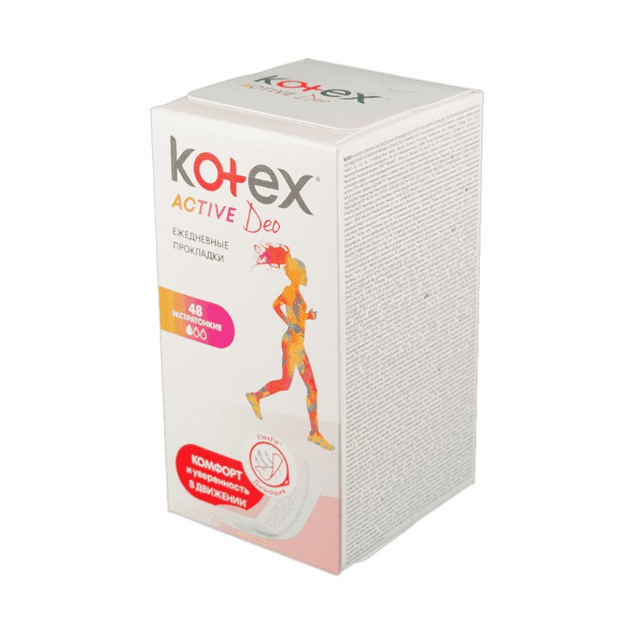 Kotex liners active gündəlik gigiyenik bez 48 əd.
