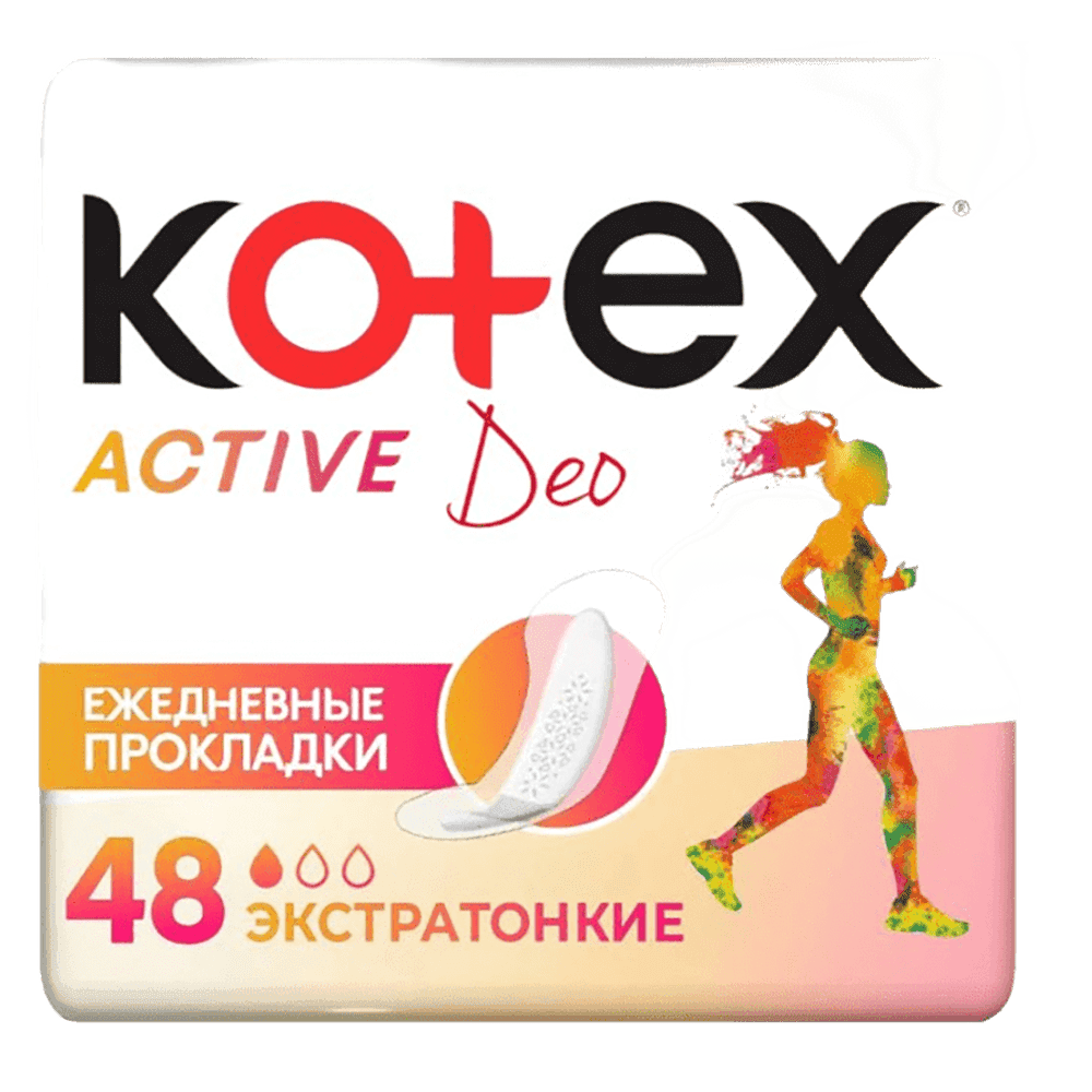 Kotex liners active gündəlik gigiyenik bez 48 əd.