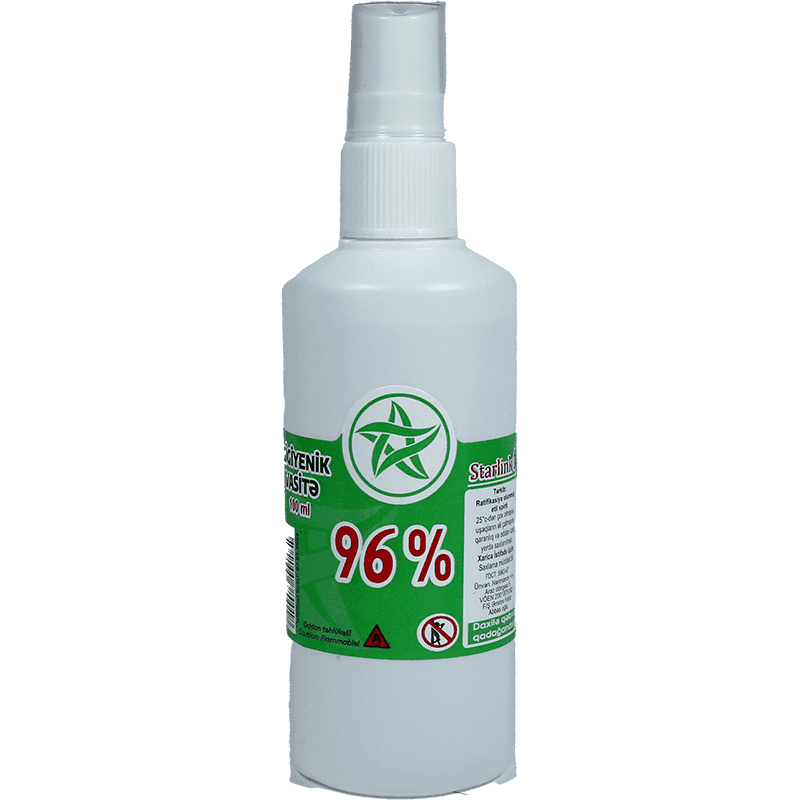 Tibbi spirt 96% 100 ml