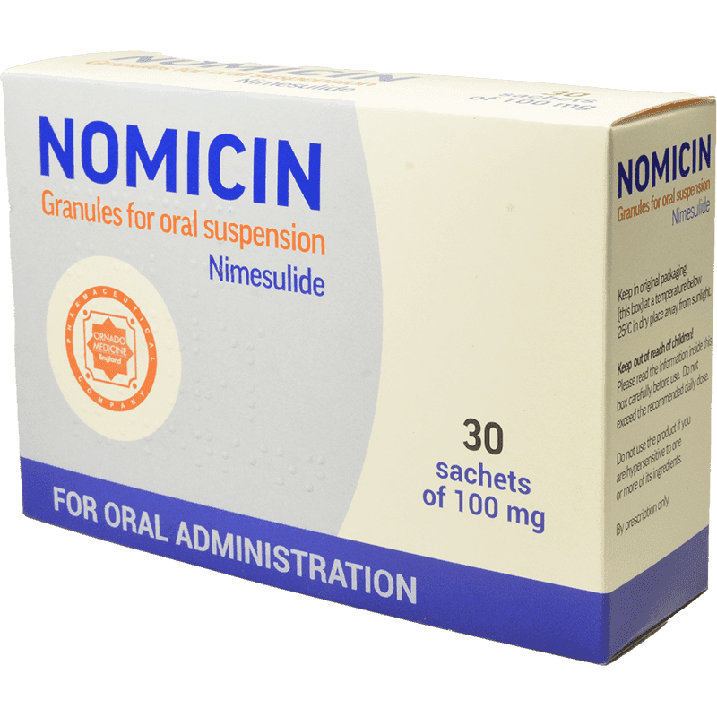 Nomicin 100 mq 30 əd