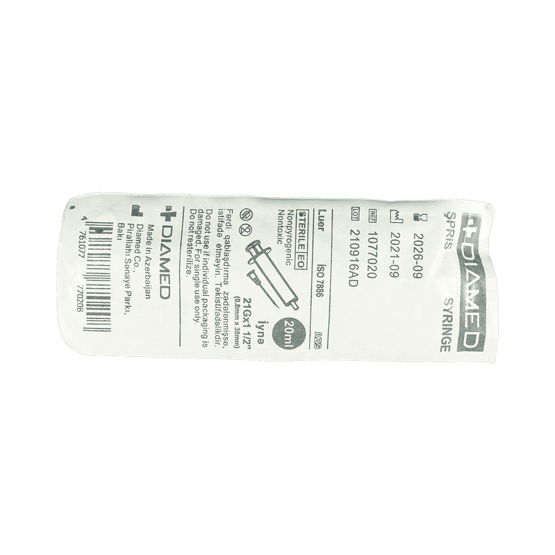 Şpris 20 ml 21Gx38 MM