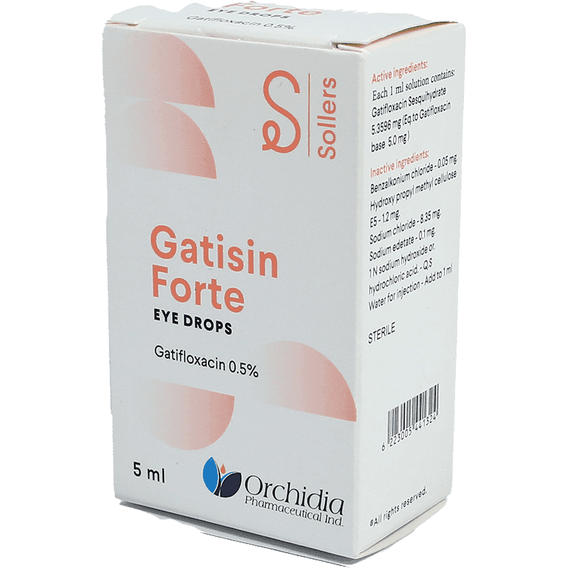 Gaticin forte 5 ml.