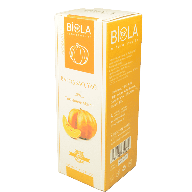 Balqabaq yağı 100 ml.