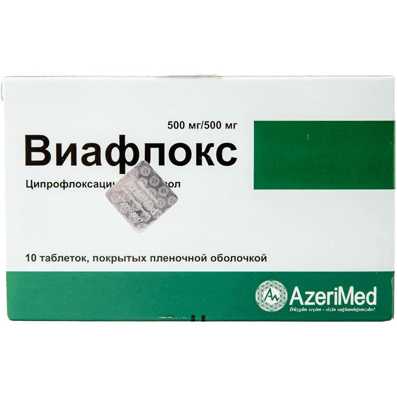 Viaflox 500 mg. 10 əd.
