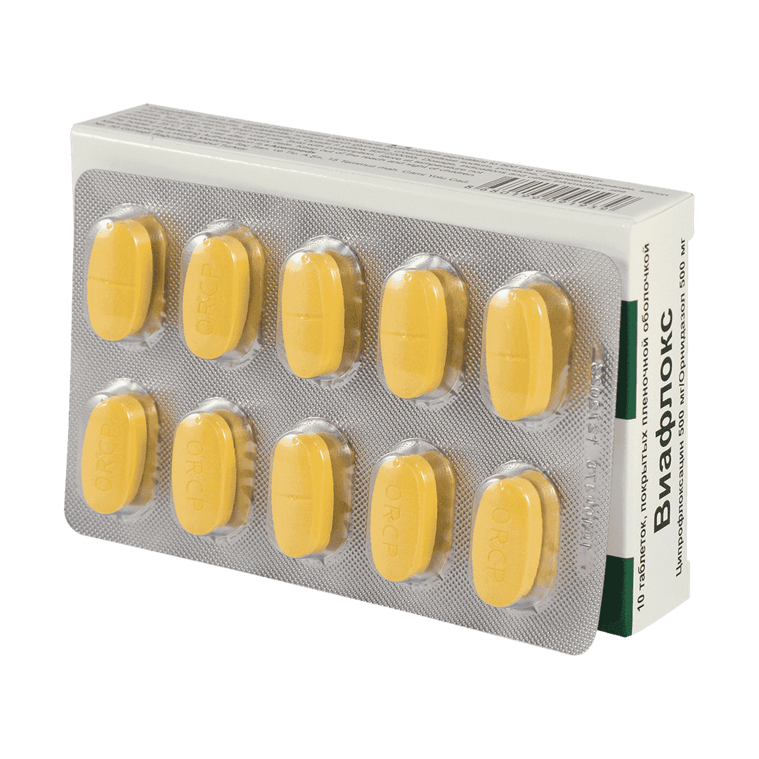 Viaflox 500 mg. 10 əd.