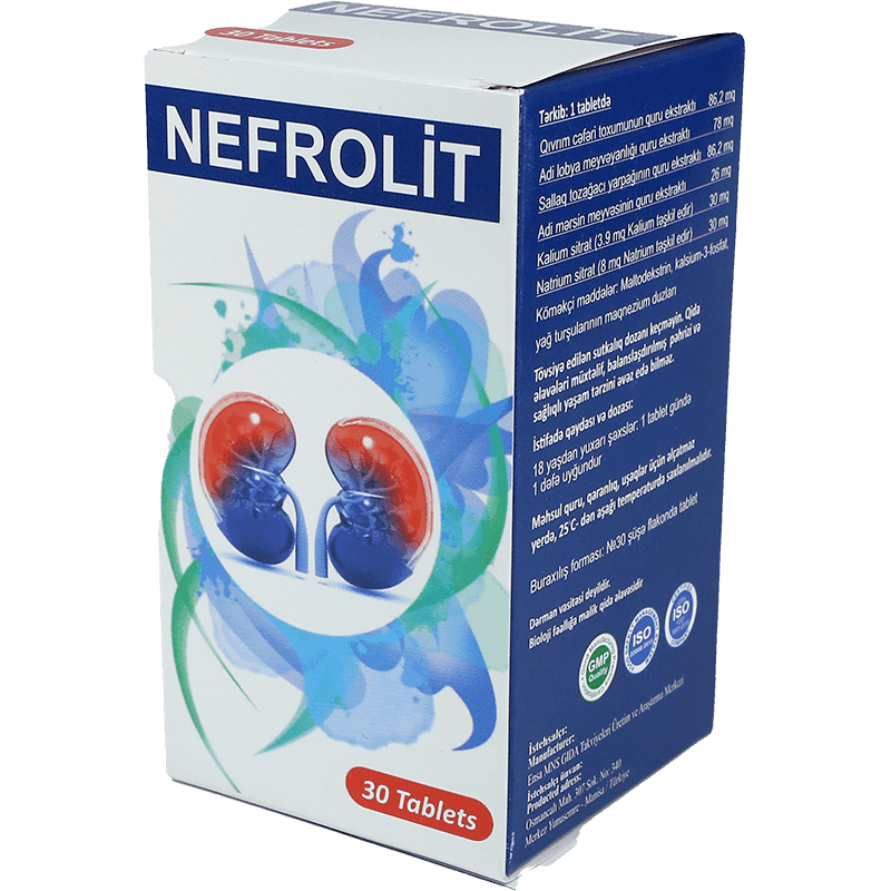Nefrolit 30 əd.