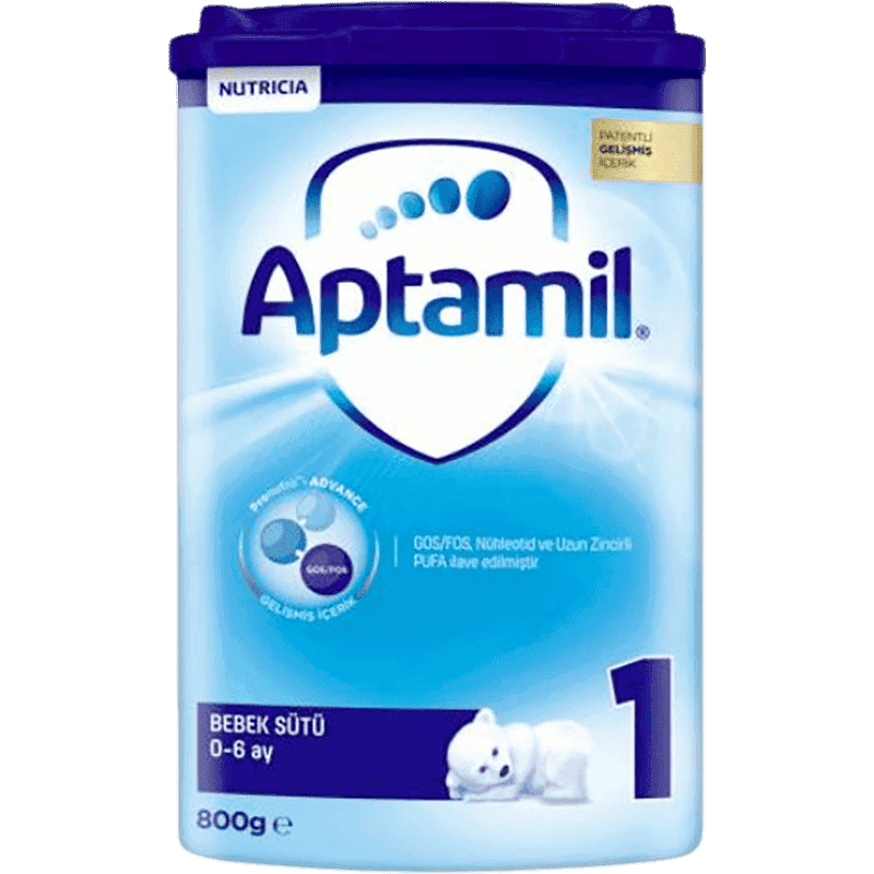 Uşaq qidası Aptamil-1 süd immunofortis prebiotik doğuşdan 1200 q