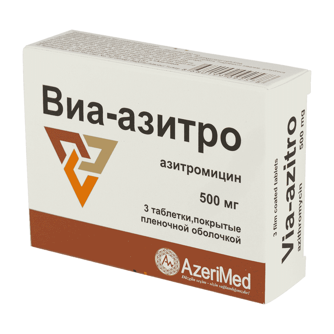 Via-azitro 500 mq 3 əd