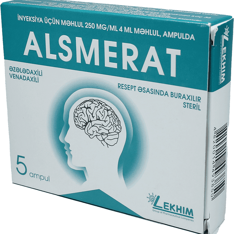 Alsmerat 4 ml. 250 mg. 5 əd.