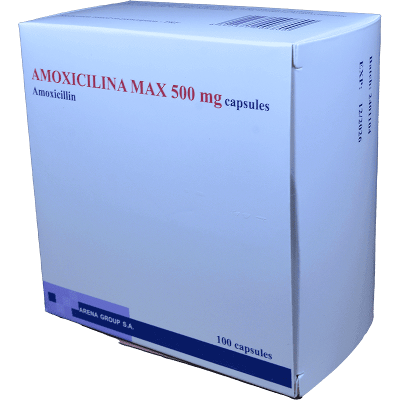 Amoxicillin Max 500 mq 100 əd.