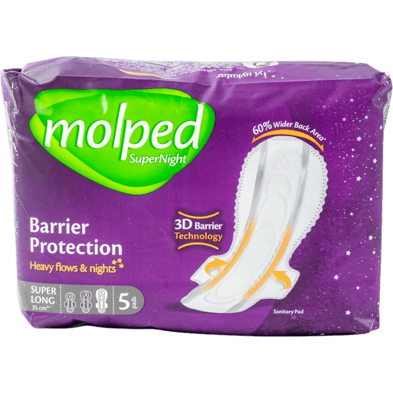 Molped 3D super uzun gecə padlar 5 əd