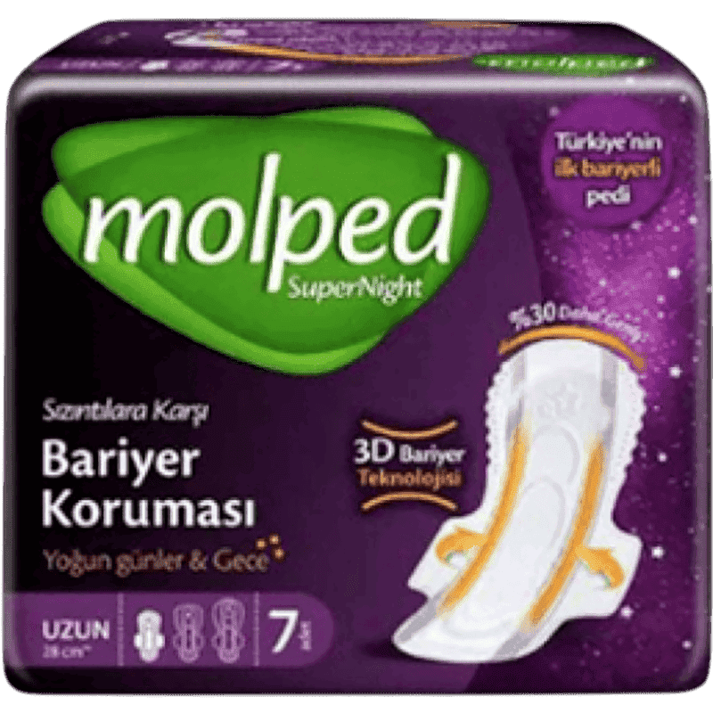 Molped 3D long light padlar 7 əd