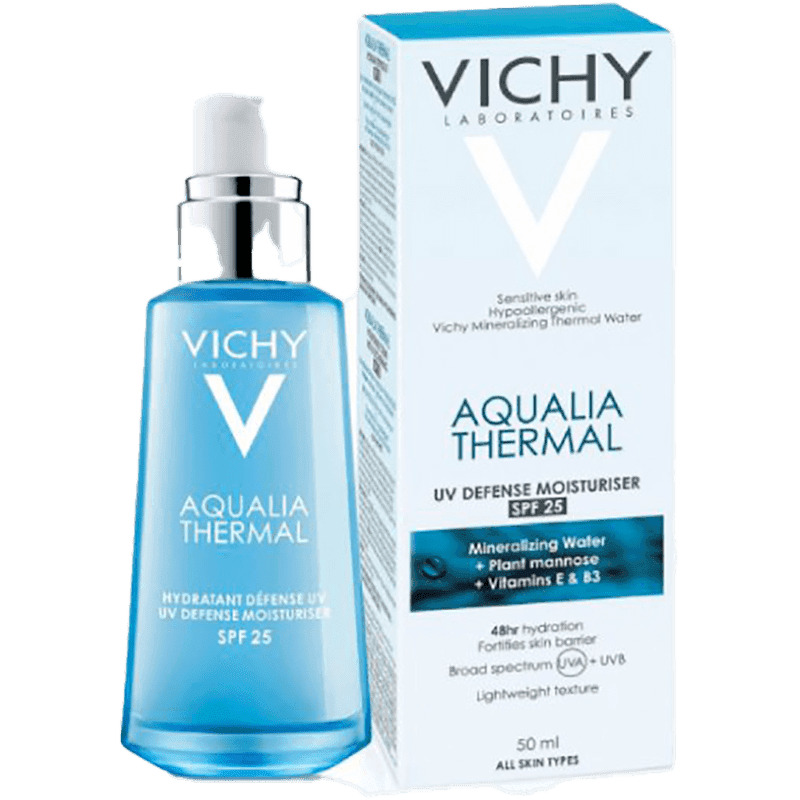 Vichy Akvalia termal Üz üçün nəmləndirici emulsiya SPF25, 50 ml