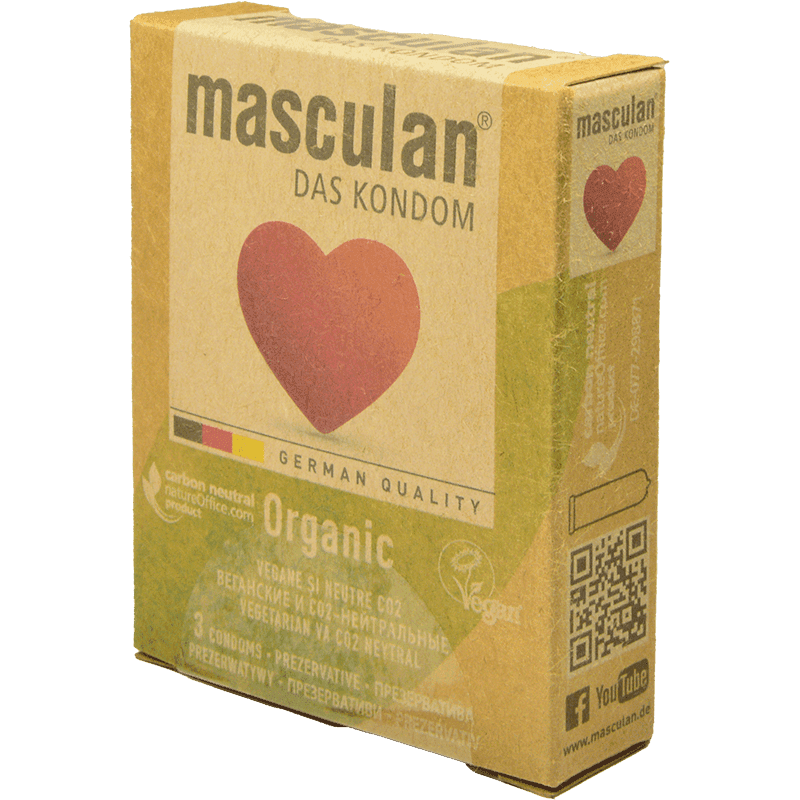 Qoruyucu "Masculan" Organic Vegan 3 əd.
