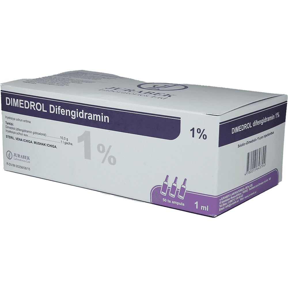 Dimedrol 1% 1 ml 10 əd.