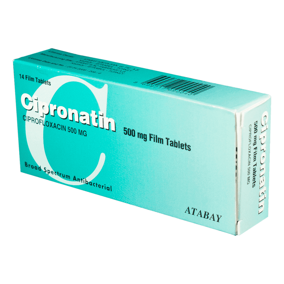 Cipronatin 500 mq 14 əd