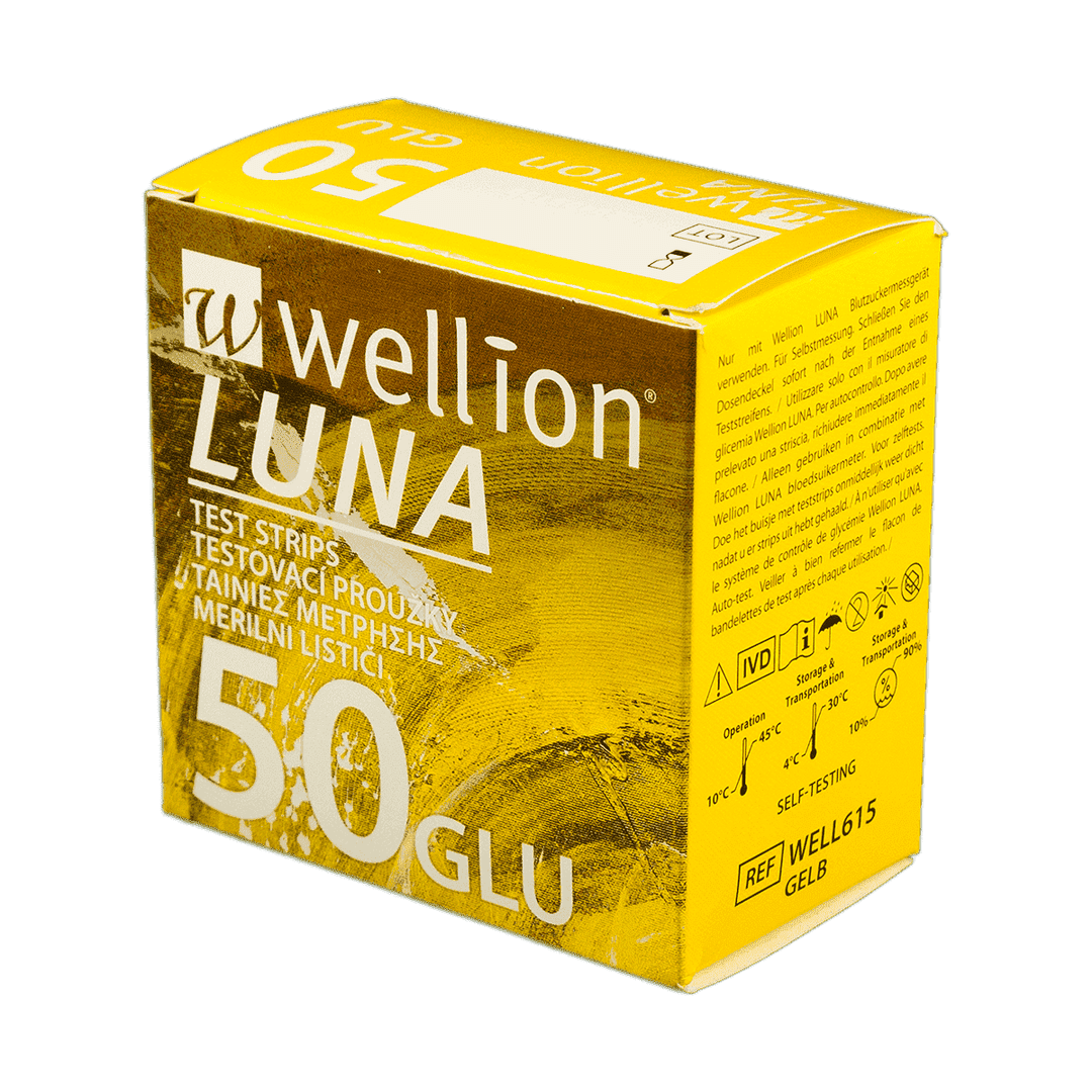 Qlükometr üçün strip Wellion Luna 50 əd