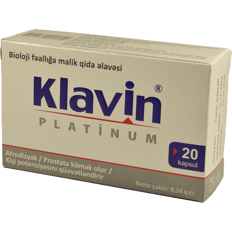 Clavin platinum 20 əd.
