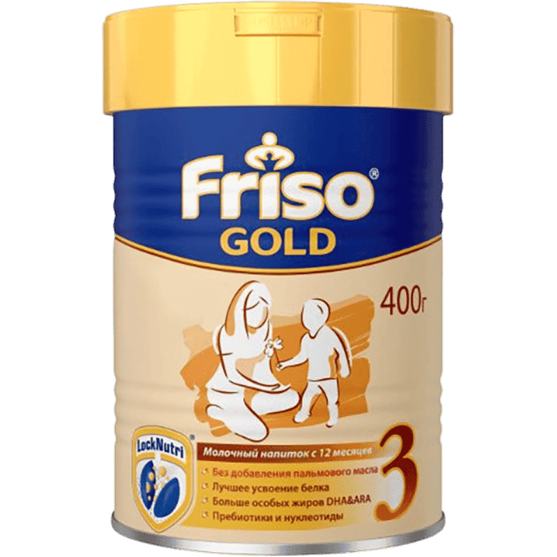 Uşaq qidası Friso-3 Gold palma yağı olmayan 400 q
