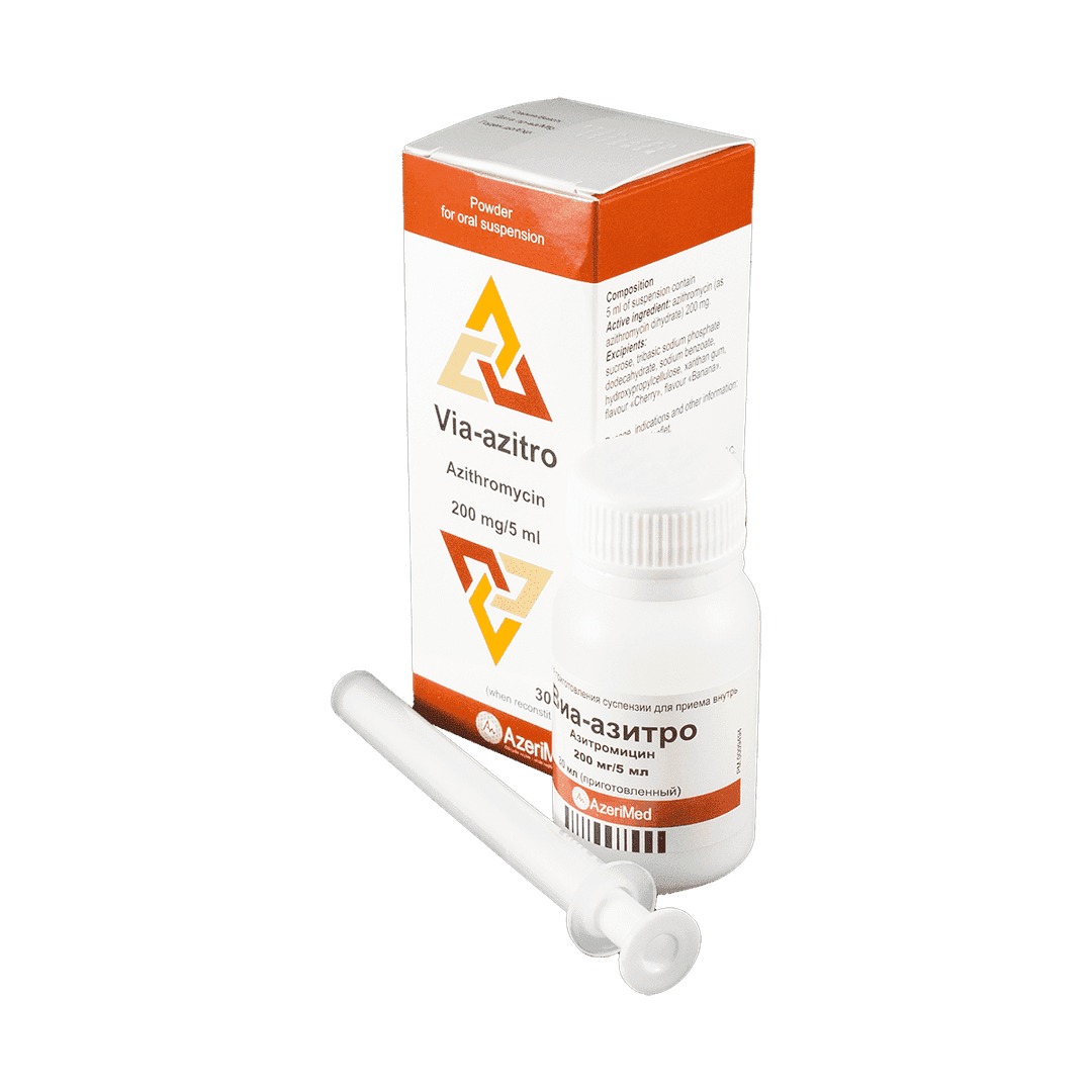 Via-azitro 200 ml./ 5 ml. 30 ml.