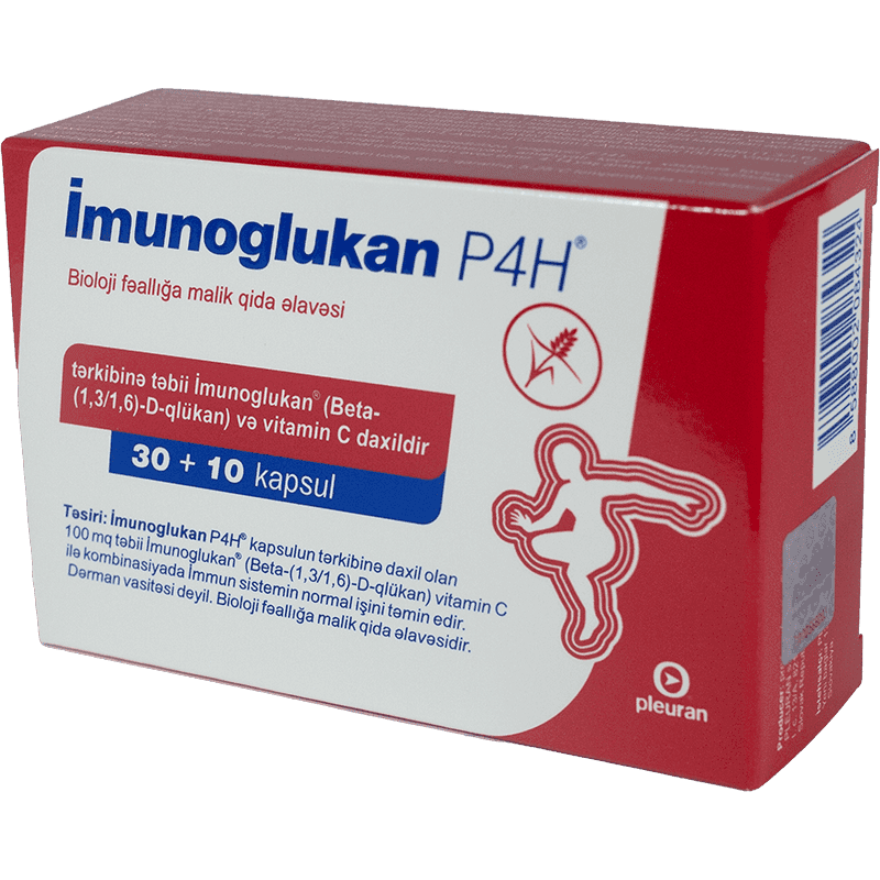 İmunoglukan 100 mq 40 əd.